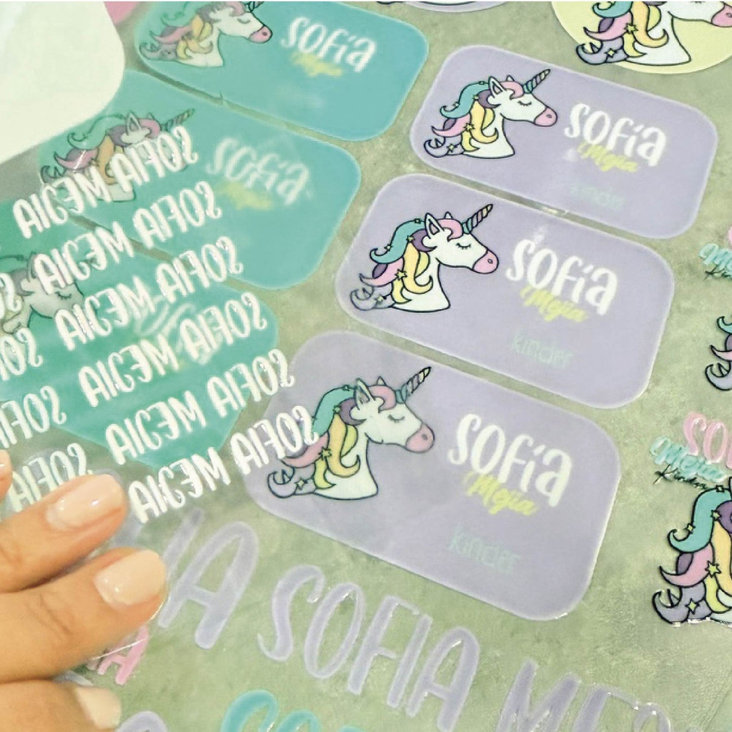 Name Tags en DTF UV