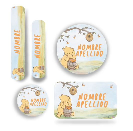 Name tag Niño Winnie Pooh