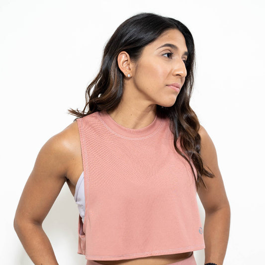 CROP TOP ROSADO VIEJO