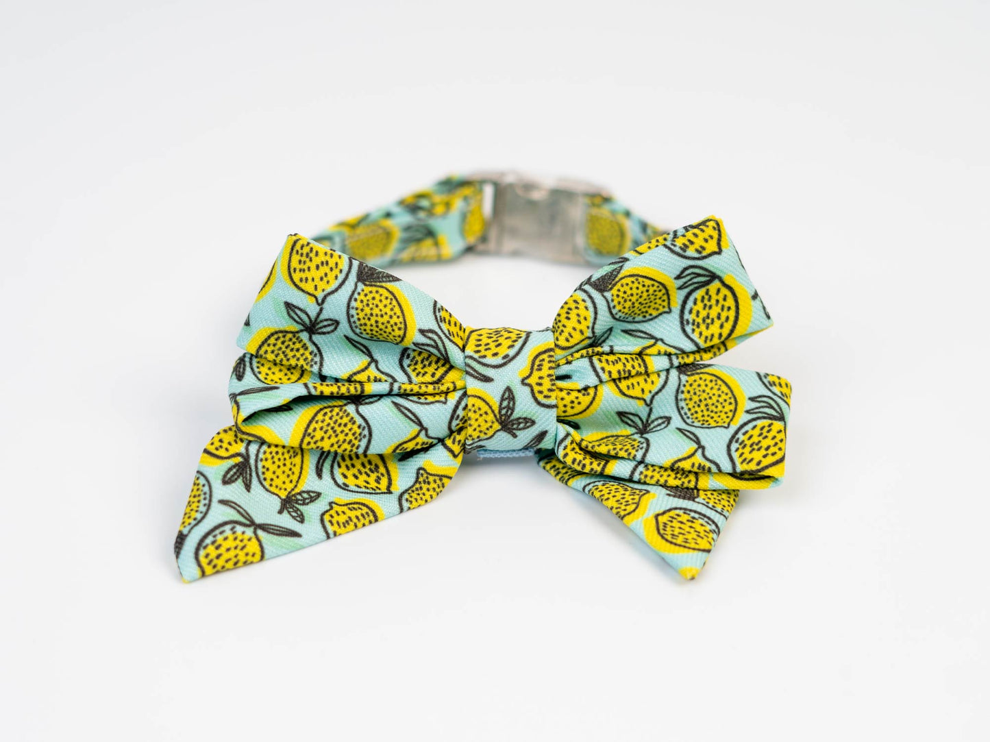Collar FC Limones fondo Azul