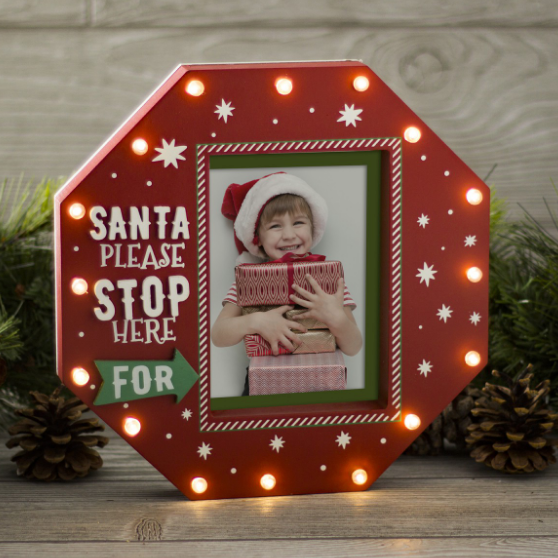 Santa Stop Sign