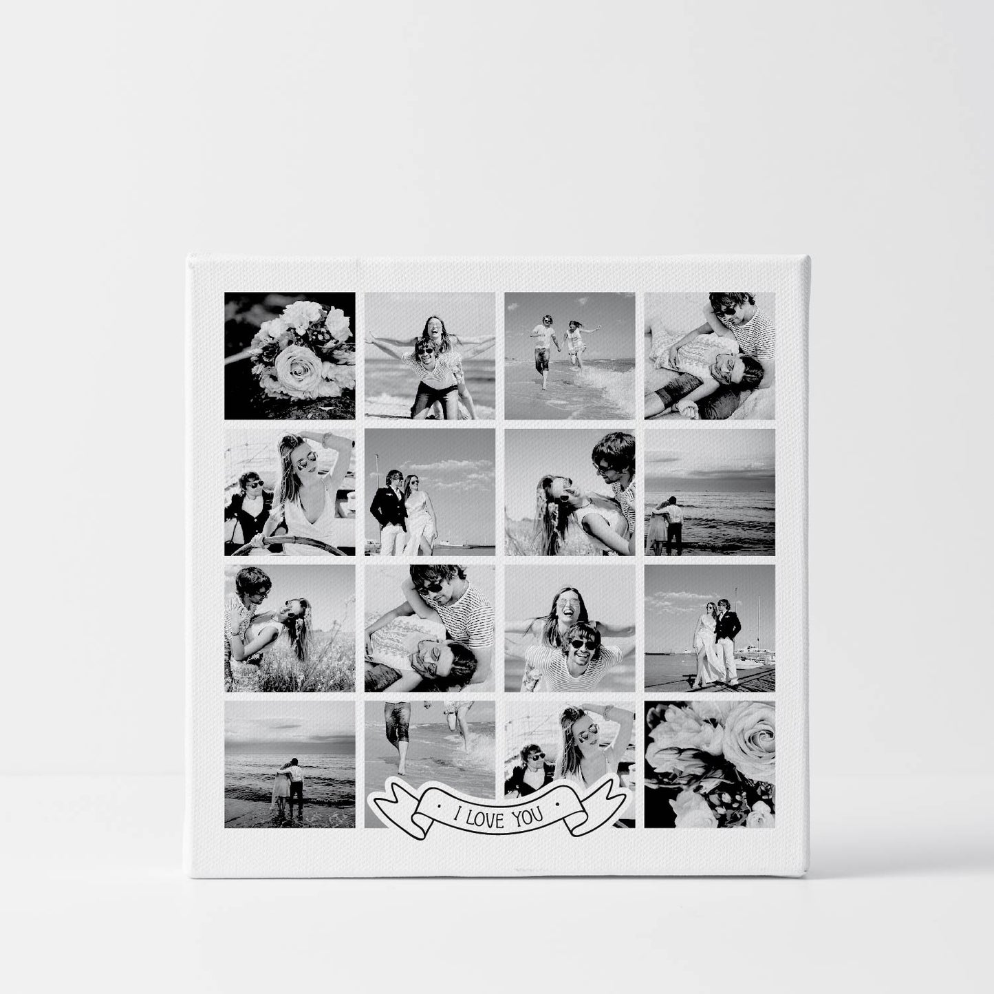 CANVAS 16 FOTOS + I LOVE YOU