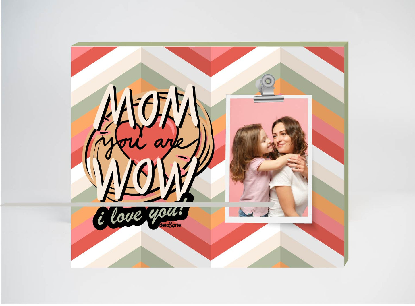 MDF con Ganchito Mom you are Wow