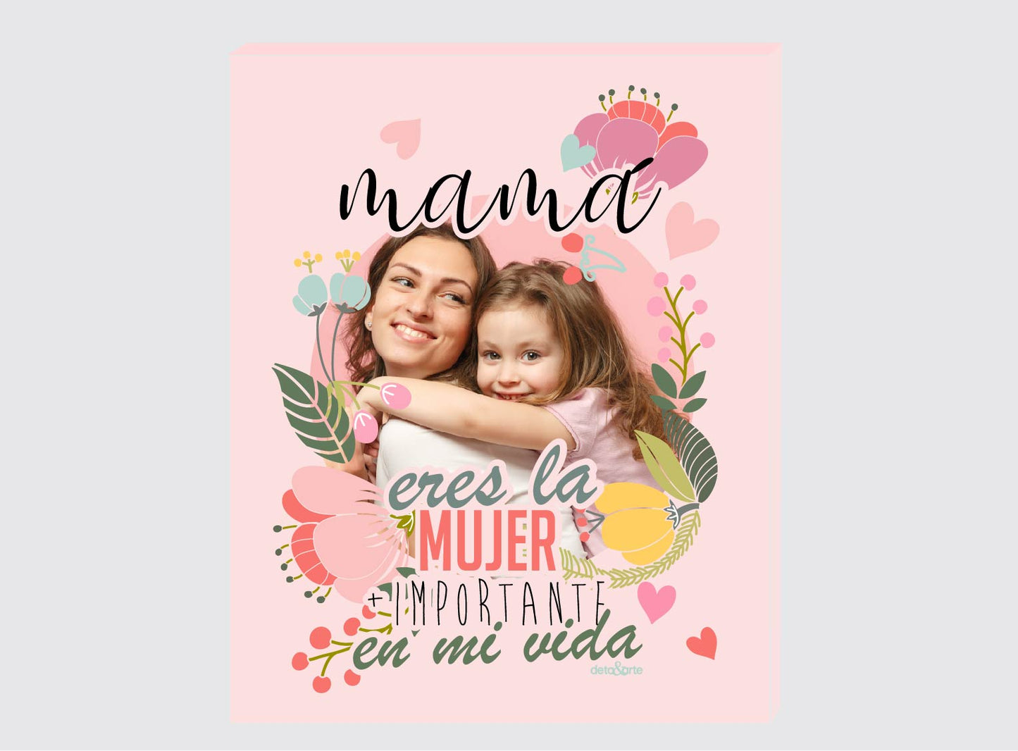 MDF La mujer más importante personalizado