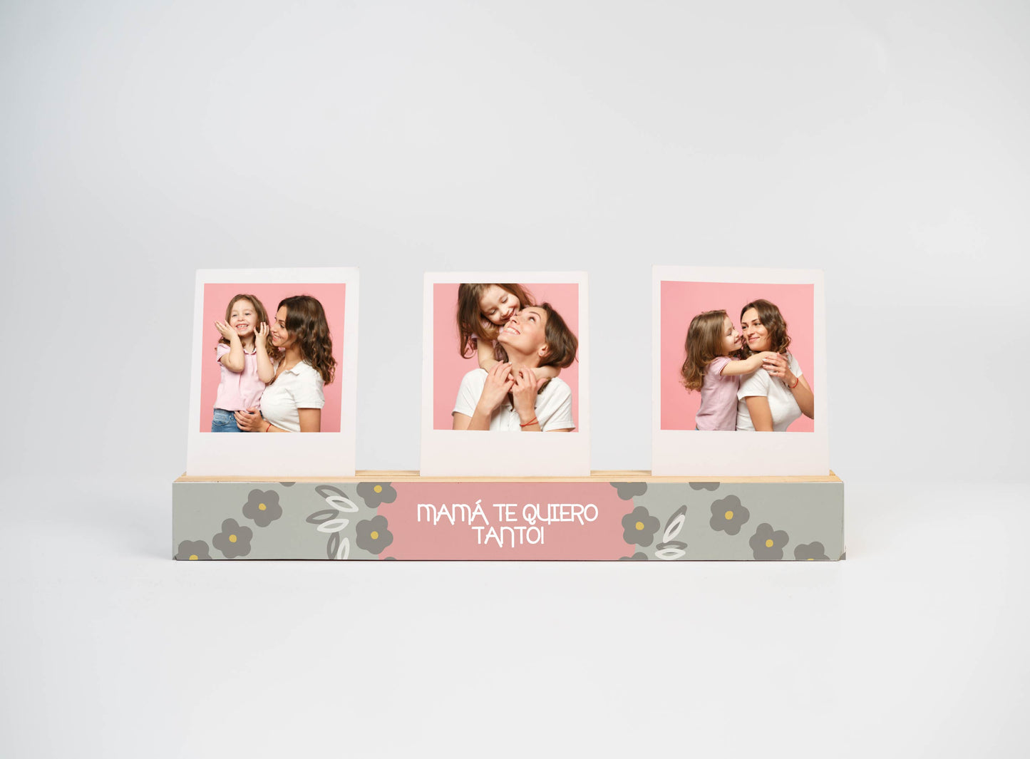 Wood Polaroid Mamá te quiero tanto