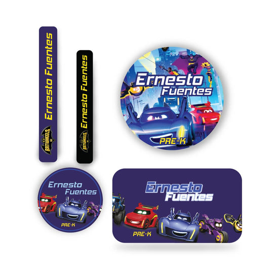 Name tag Niño Batwheels