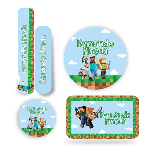 Name tag Niño Minecraft 1