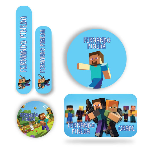 Name tag Niño Minecraft 2