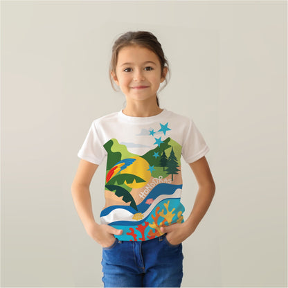 CAMISETA HONDURAS BRILLA NIÑOS