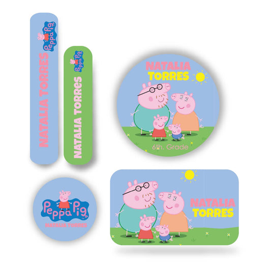 Name tag Niña Peppa Pig 1