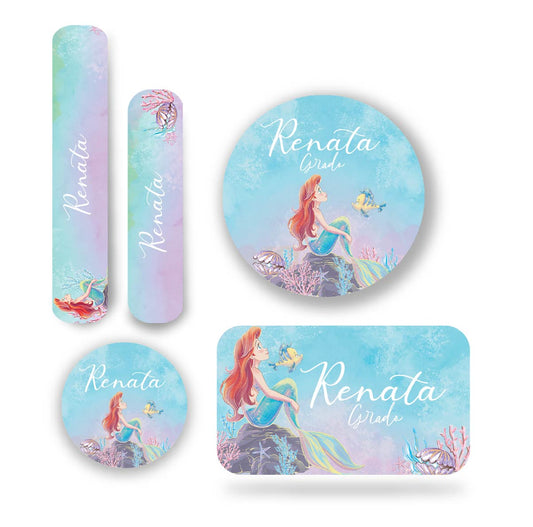Name tag Niña Sirenita 3