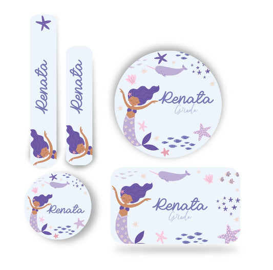 Name tag Niña Sirenita 2