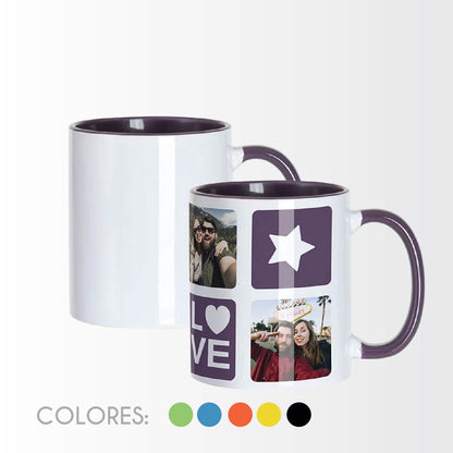 Taza 12 oz color