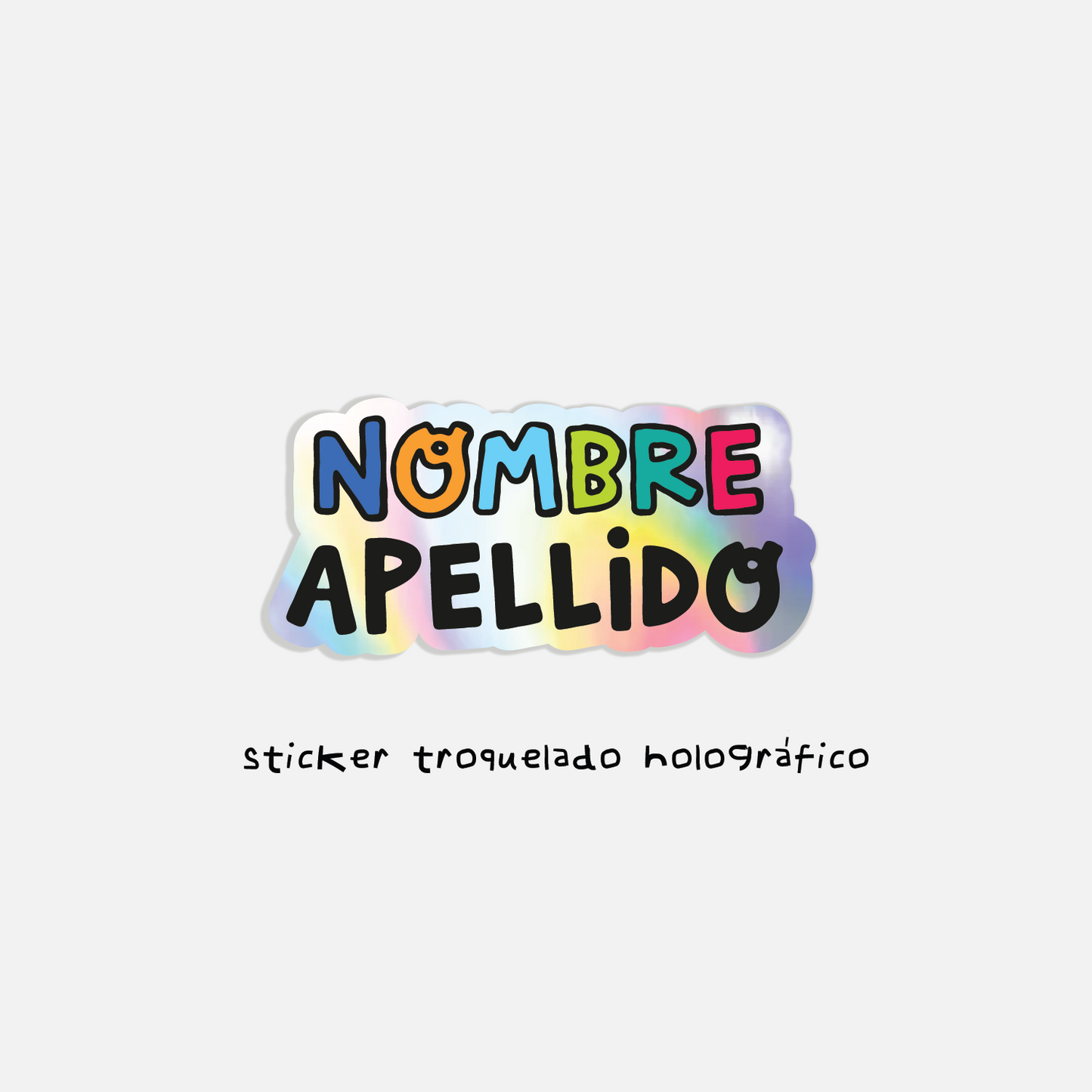 Sticker Nube Troquelado