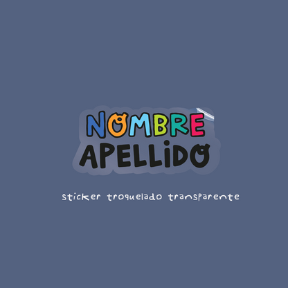 Sticker Nube Troquelado
