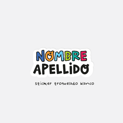Sticker Nube Troquelado
