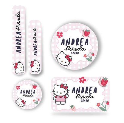 Name tag Niña Hello Kitty 3