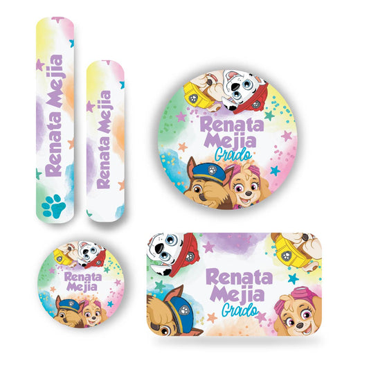 Name tag Niña Hello Pawpatrol 2