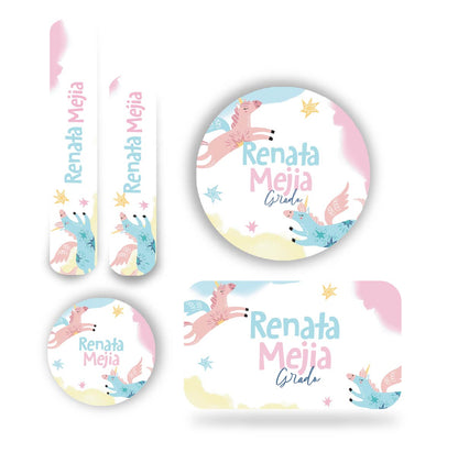 Name tag Niña Unicornio 1