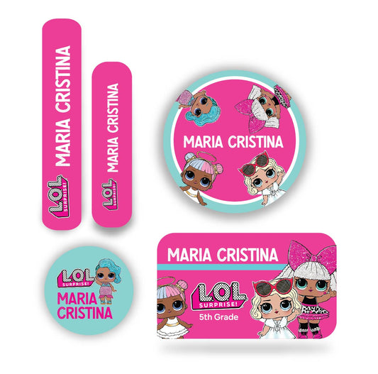 Name tag Niña LOL