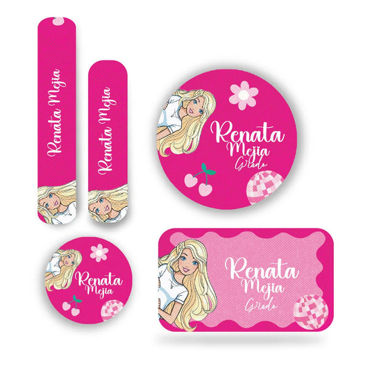 Name tag Niña Barbie