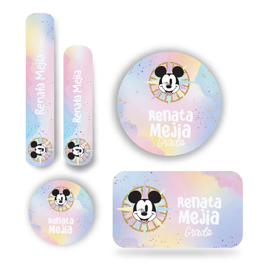 Name tag Niña Mickey Mouse