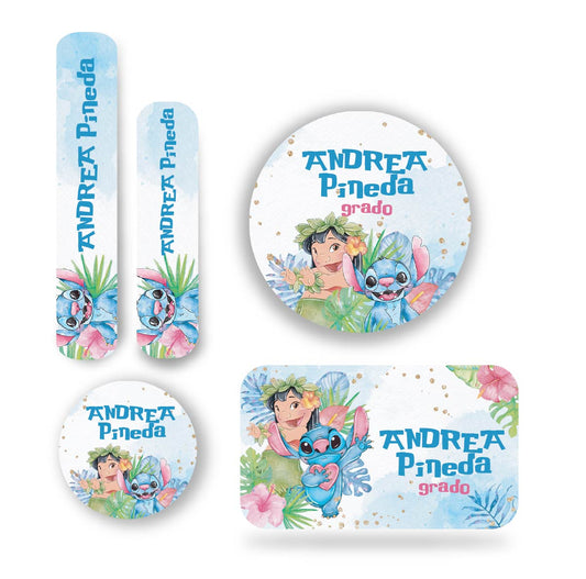 Name tag Niña Casa de Lilo y Stich