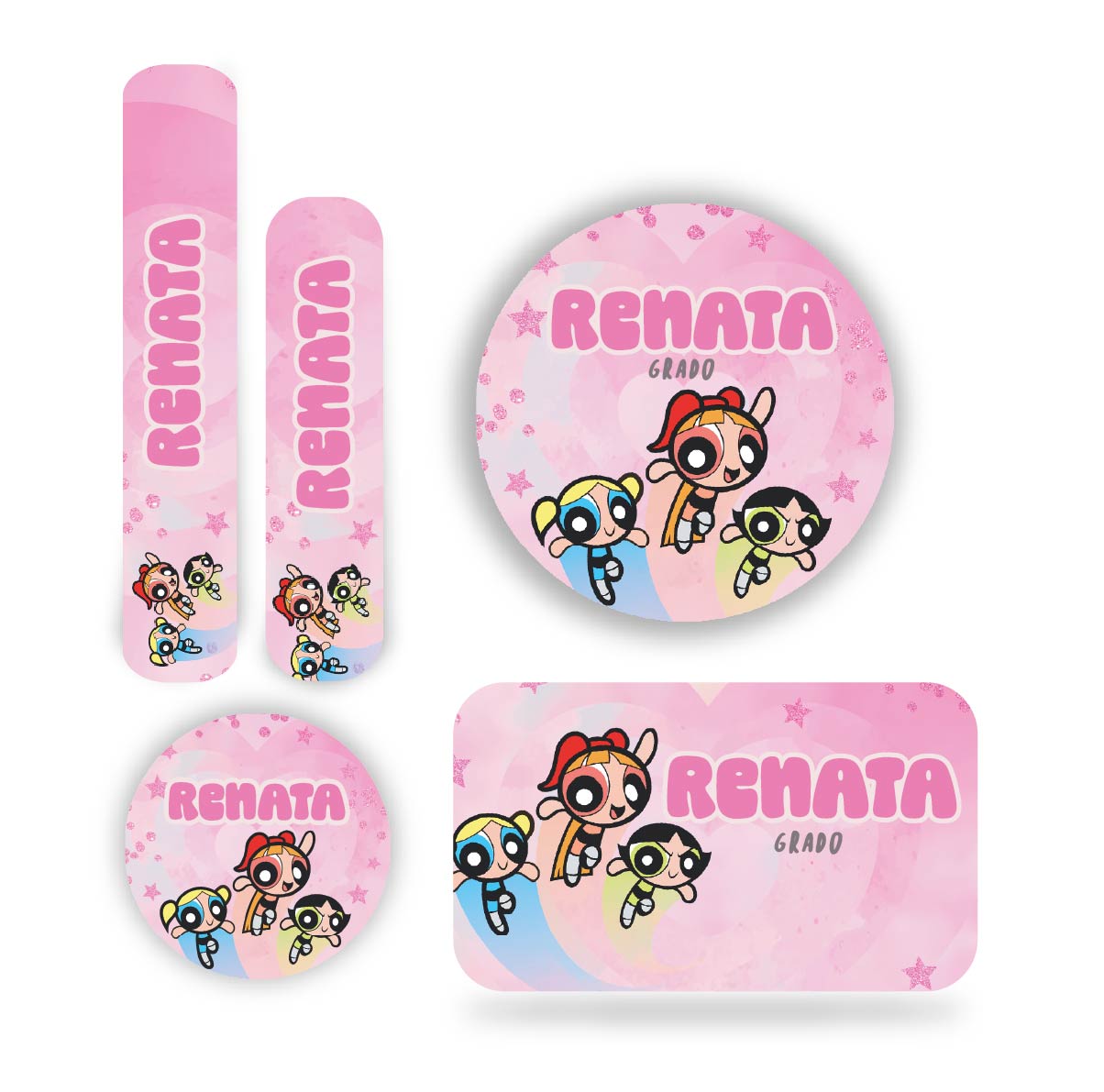 Name tag Niña PowerPuff Girls