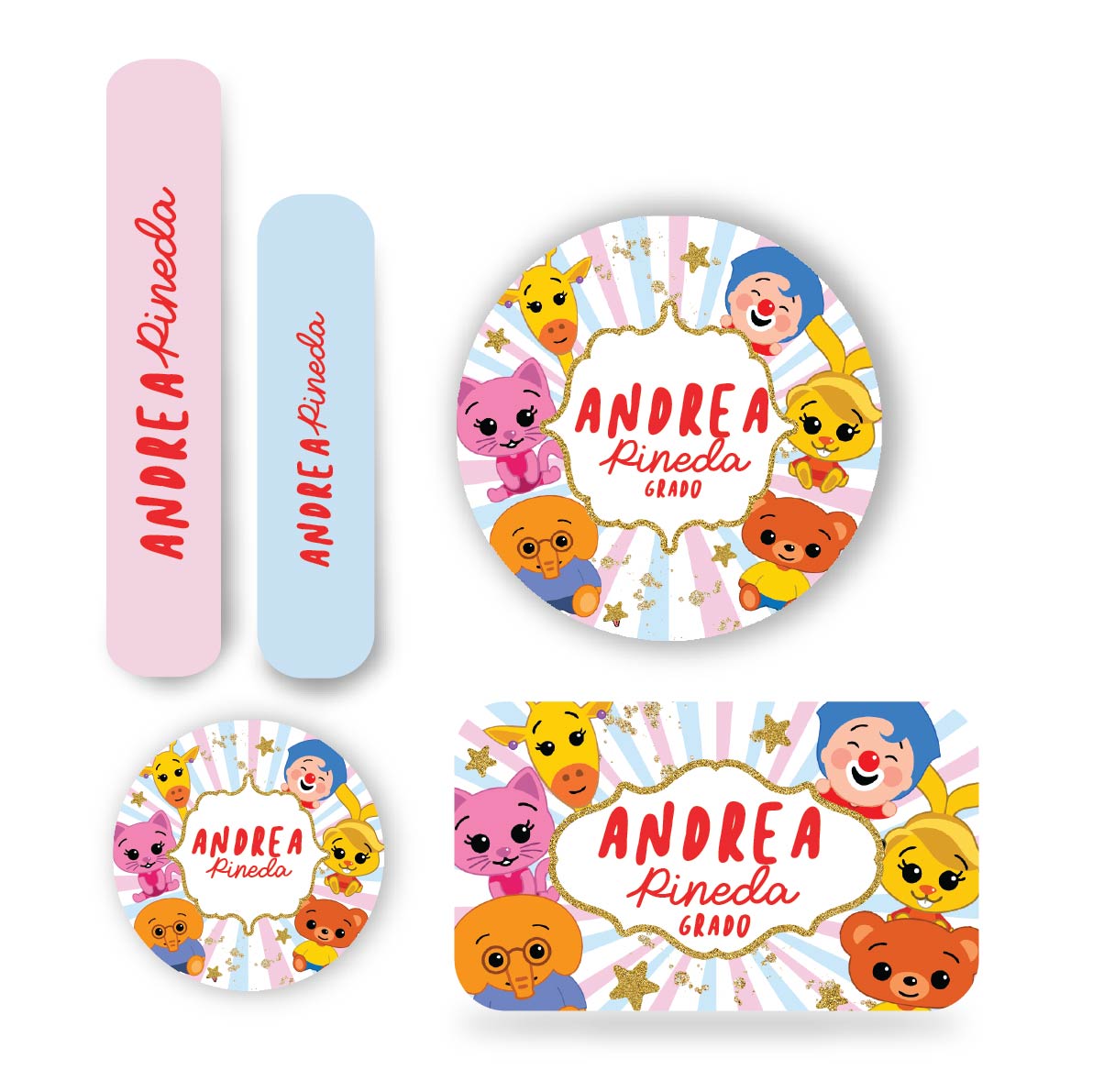 Name tag Niña Plim Plim
