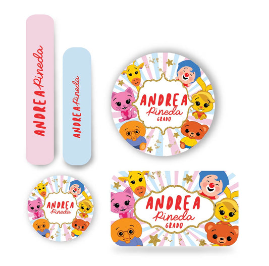 Name tag Niña Plim Plim