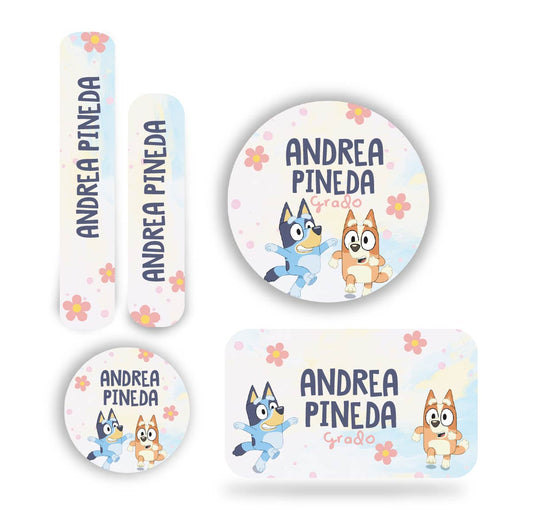 Name tag Niña Bluey 2