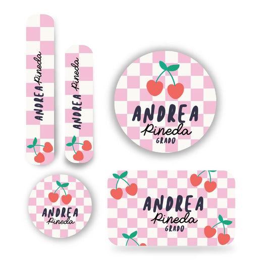 Name tag Niña Cherry