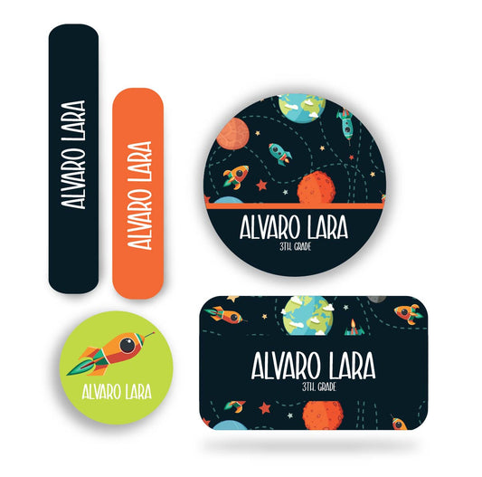 Name tag Niño carro Espacio 1