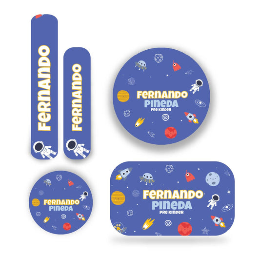 Name tag Niño carro Espacio 3