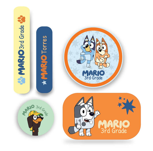 Name tag Niño Bluey 2