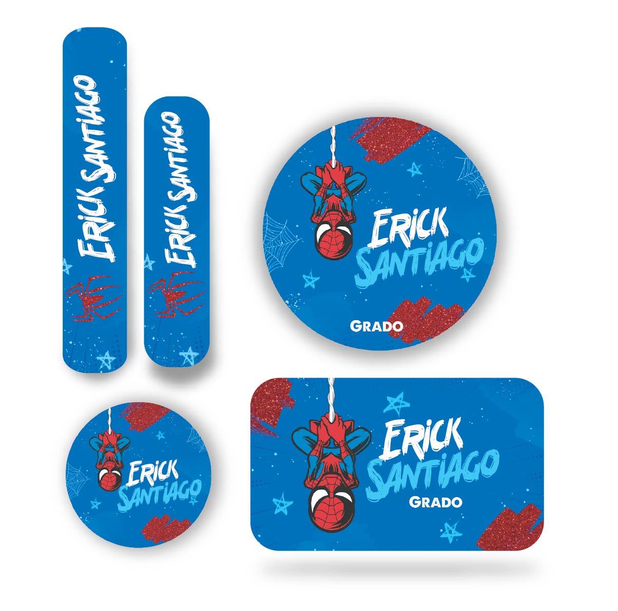 Name tag Niño SuperHeroe 3