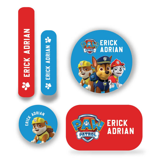 Name tag Niño Paw Patrol