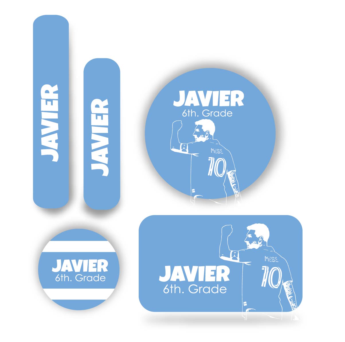Name tag Niño Messi