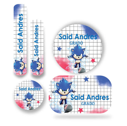 Name tag Niño Sonic 2