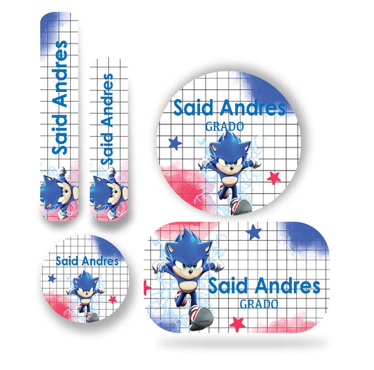 Name tag Niño Sonic 2