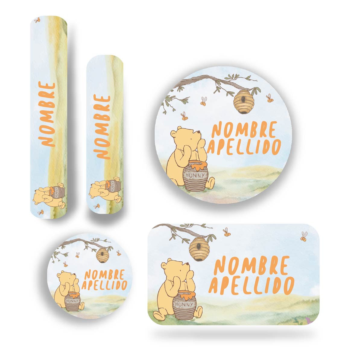 Name tag Niño Winnie Pooh