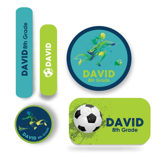 Name tag Niño Futbol