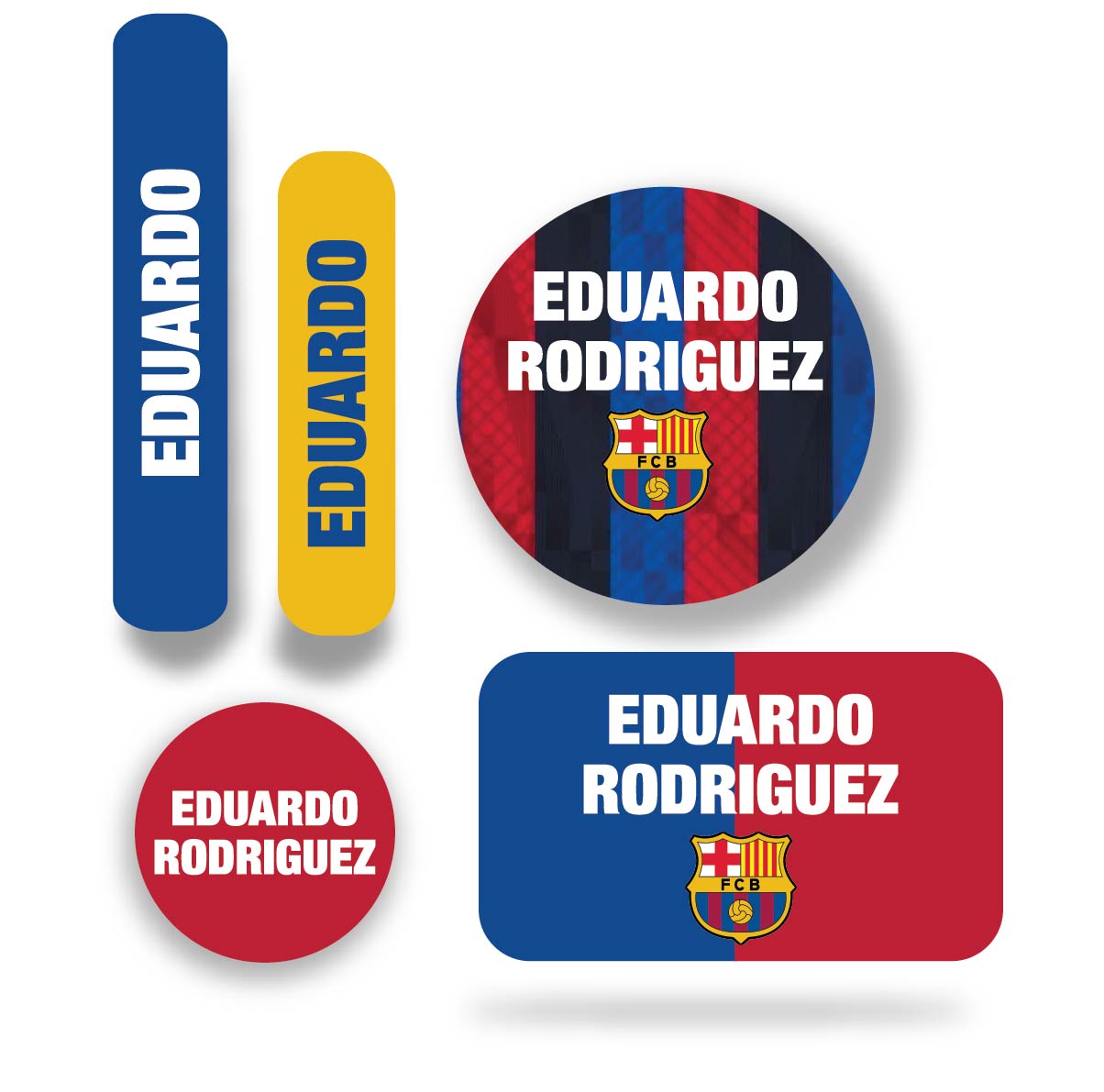 Name tag Niño Futbol 2