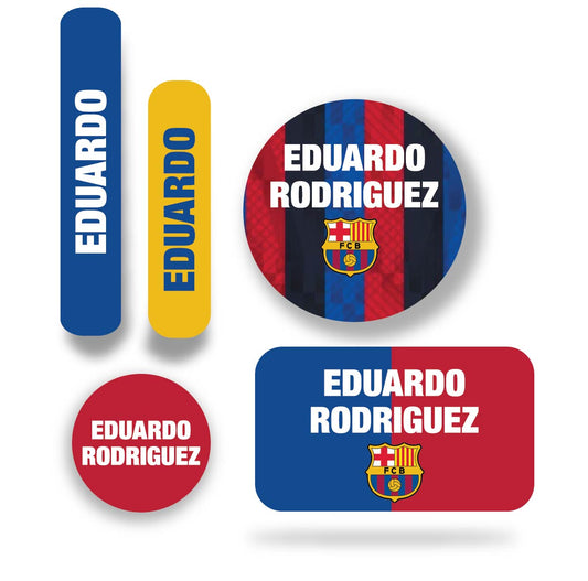 Name tag Niño Futbol 2