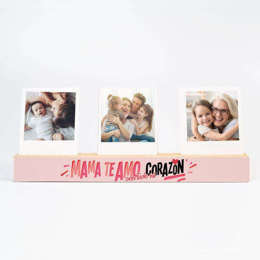 MAMA TE AMO WOODPOLAROID