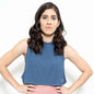CROP TOP AZUL