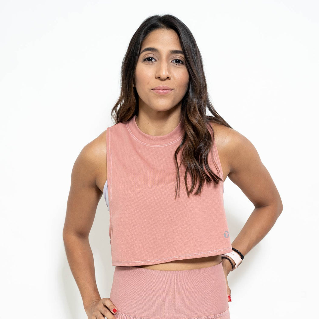CROP TOP ROSADO VIEJO