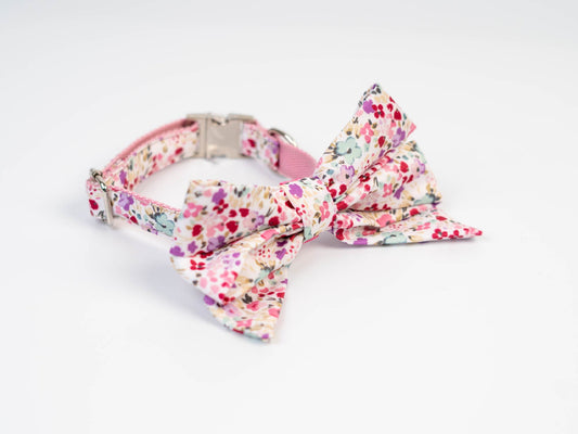 Collar FC Florecitas Rosadas
