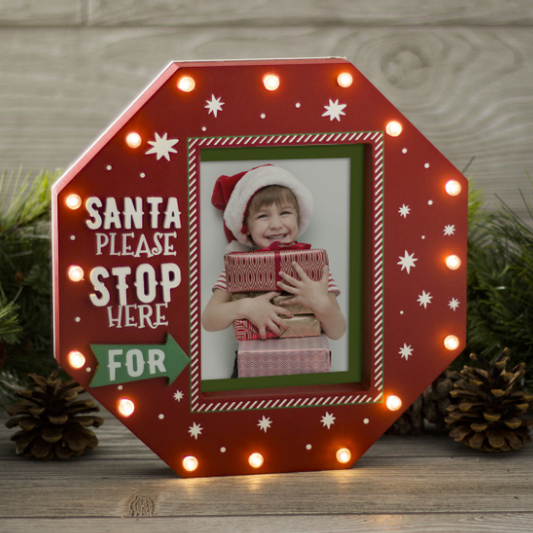 Santa Stop Sign