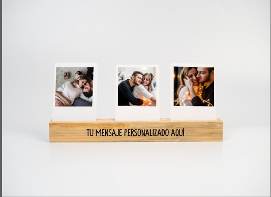Wood polaroid Personalizado